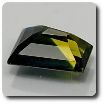 1.14 cts SAPHIR BLEU JAUNE . SI