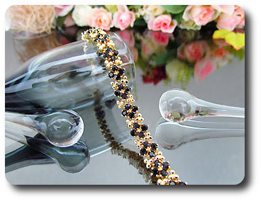 BRACELET SAPHIR NOIR