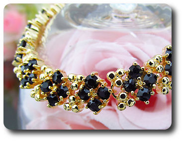 BRACELET SAPHIR NOIR