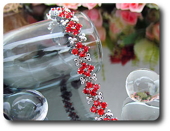 60x3mm Red Ruby Bracelet