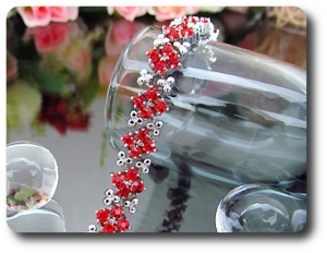 60x3mm Red Ruby Bracelet