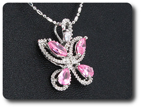 4x7 mm Pink Sapphire Pendant