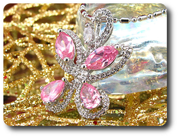 4x7 mm Pink Sapphire Pendant