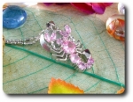 7-3 mm Pink Sapphire Scorpion Pendant