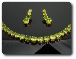 PARURE  PERIDOT VERT
