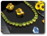 PARURE  PERIDOT VERT