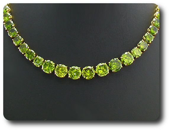 PARURE  PERIDOT VERT