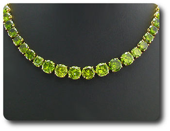 PARURE  PERIDOT VERT