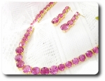 PARURE SAPHIR ROSE