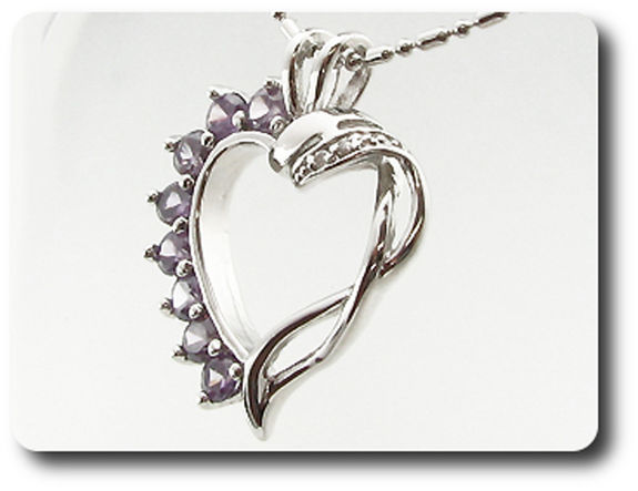 10x4-2 mm Purple Amethyst Pendant