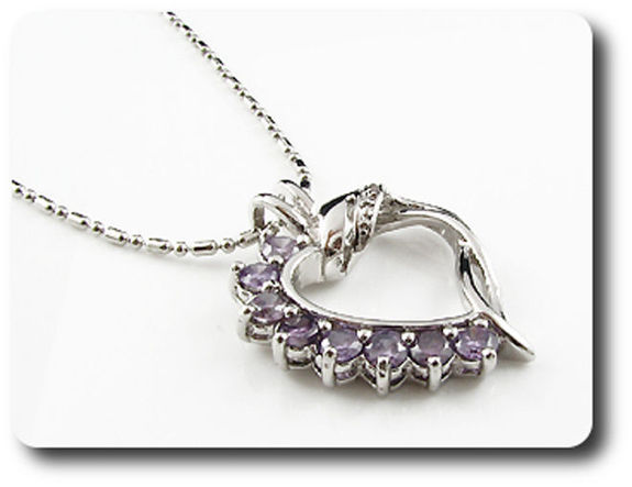 10x4-2 mm Purple Amethyst Pendant