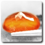 2.65 cts CORNALINE ORANGE. VVS1