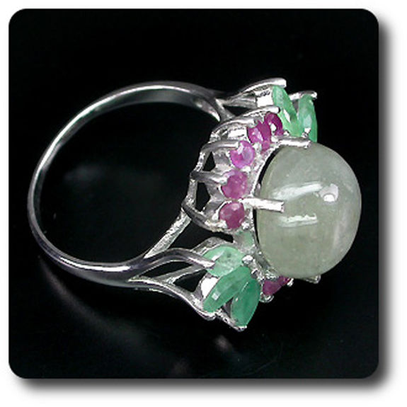 SAPPHIRE, RUBY & EMERALD RING