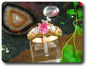6 mm Pink Sapphire Ring