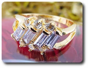 4x5 mm Purple Amethyst Ring