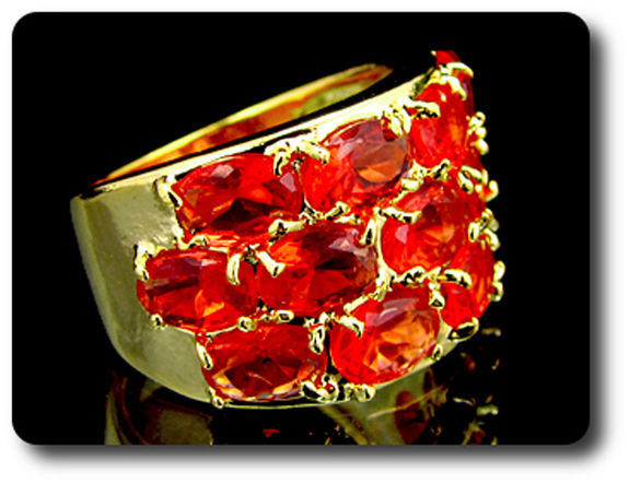 13x6 mm Red Ruby Ring