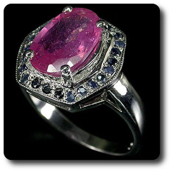 BAGUE RUBIS & SAPHIR