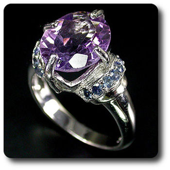AMETHYST & SAPPHIRE RING