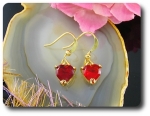 BOUCLES D'OREILLE RUBIS