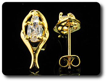 BOUCLES D'OREILLE DIAMANT CZ