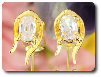 BOUCLES D'OREILLE DIAMANT CZ