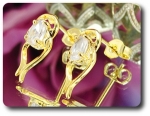 2x7mm Created Diamond Earrings