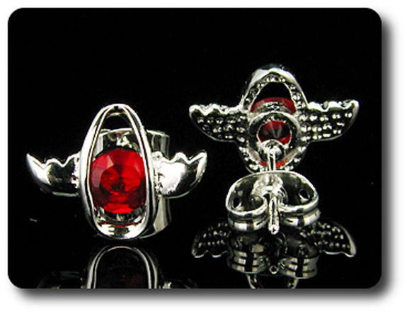 BOUCLES D'OREILLE RUBIS