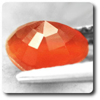 1.13 cts CORNALINE ORANGE. VVS1