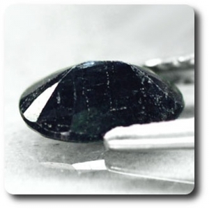 1.25 cts SAPHIR NOIR