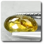 0.91 CT.  MULTICOLOR SPHENE . SI1