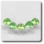 1.62 cts 5 pcs. GRENAT DEMANTOIDE . SI1