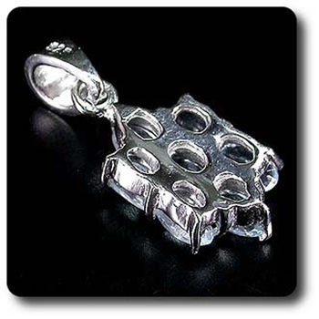 PENDENTIF TOPAZE BLEU