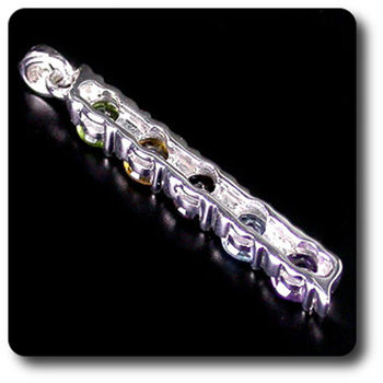 PENDENTIF AMETHYSTE TOPAZE GRENAT CITRINE PERIDOT