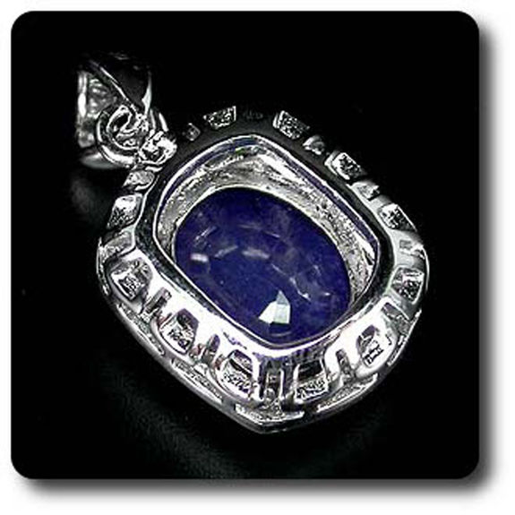 PENDENTIF SAPHIR BLEU