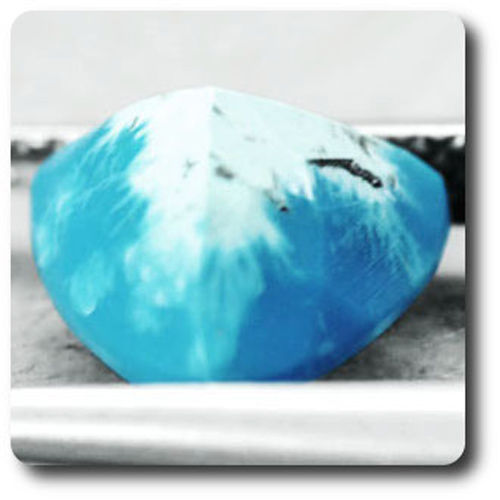 2.43 CT. NATURAL BLUE TURQUOISE + PYRITE