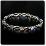 MULTICOLOR SAPPHIRE BRACELET