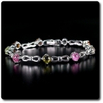 MULTICOLOR TOURMALINE BRACELET