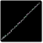 BRACELET SAPHIR RUBIS & EMERAUDE