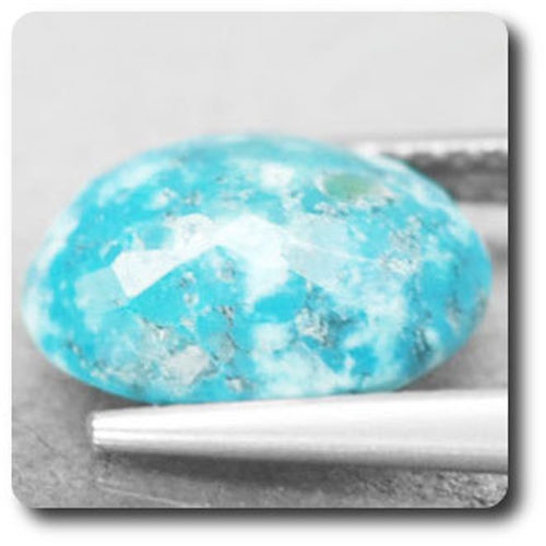 2.97 CT. NATURAL BLUE TURQUOISE + PYRITE