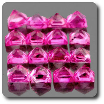 0.06 CT. PINK SAPPHIRE . 2 MM. IF - VVS1 ( 1 piece )