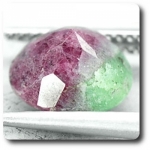 3.78 cts  RUBIS ZOISITE ANYOLITE