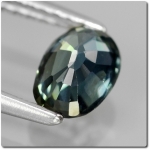 0.89 CT. GREEN BLUE SAPPHIRE. SI1
