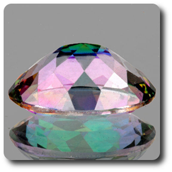 8.05 cts TOPAZE ARC EN CIEL . IF