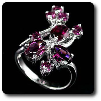 RHODOLITE GARNET RING