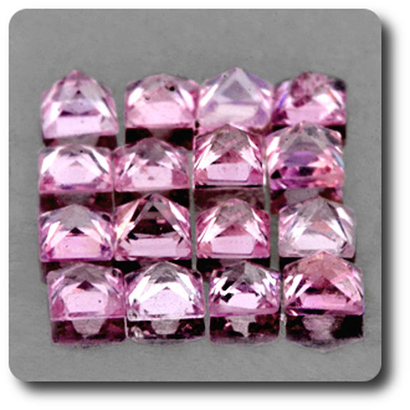 0.08 CT. PINK SAPPHIRE . 2,20 MM. IF - VVS1 ( 1 piece )