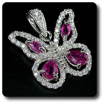 PENDENTIF  RUBIS