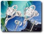 BOUCLES D'OREILLE DIAMANT CZ