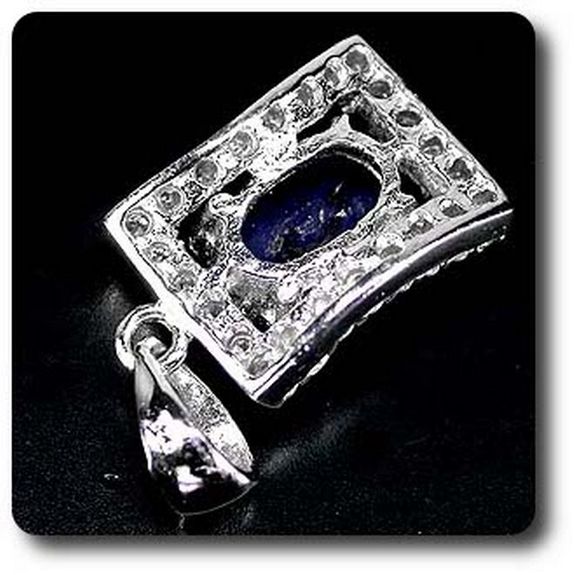 PENDENTIF SAPHIR BLEU