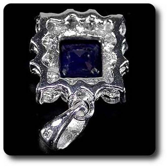 PENDENTIF SAPHIR BLEU