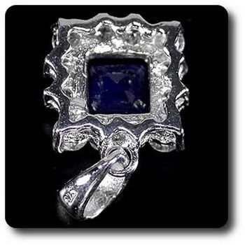 PENDENTIF SAPHIR BLEU